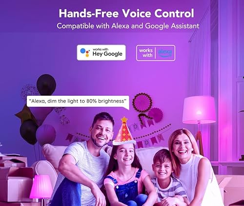 Vastpower Smart Light Bulbs, Rgb Warm White 2700K Smart Home Lighting Changing Wifi Smart Bulbs That Work With Alexa, Siri, Echo, Google Home (1 Pack) #TOP4