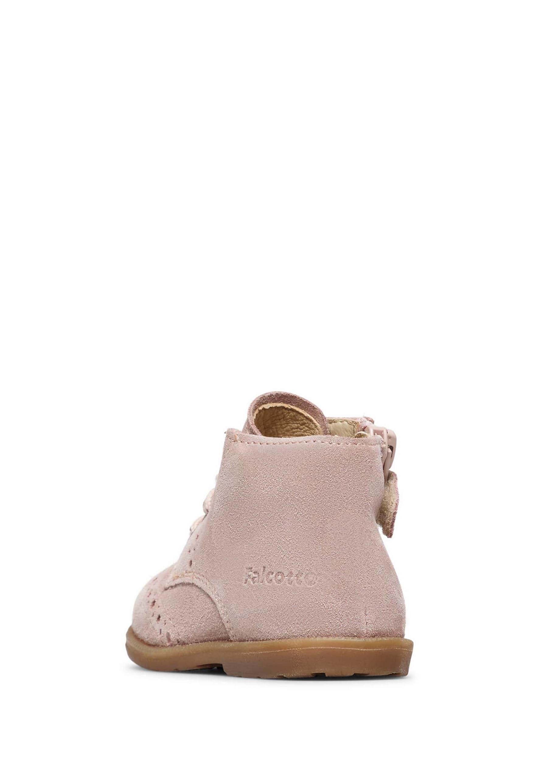 Falcotto FROL Zip Suede SPAZZ. Rose Scarpe da Bambini, Taglia 26