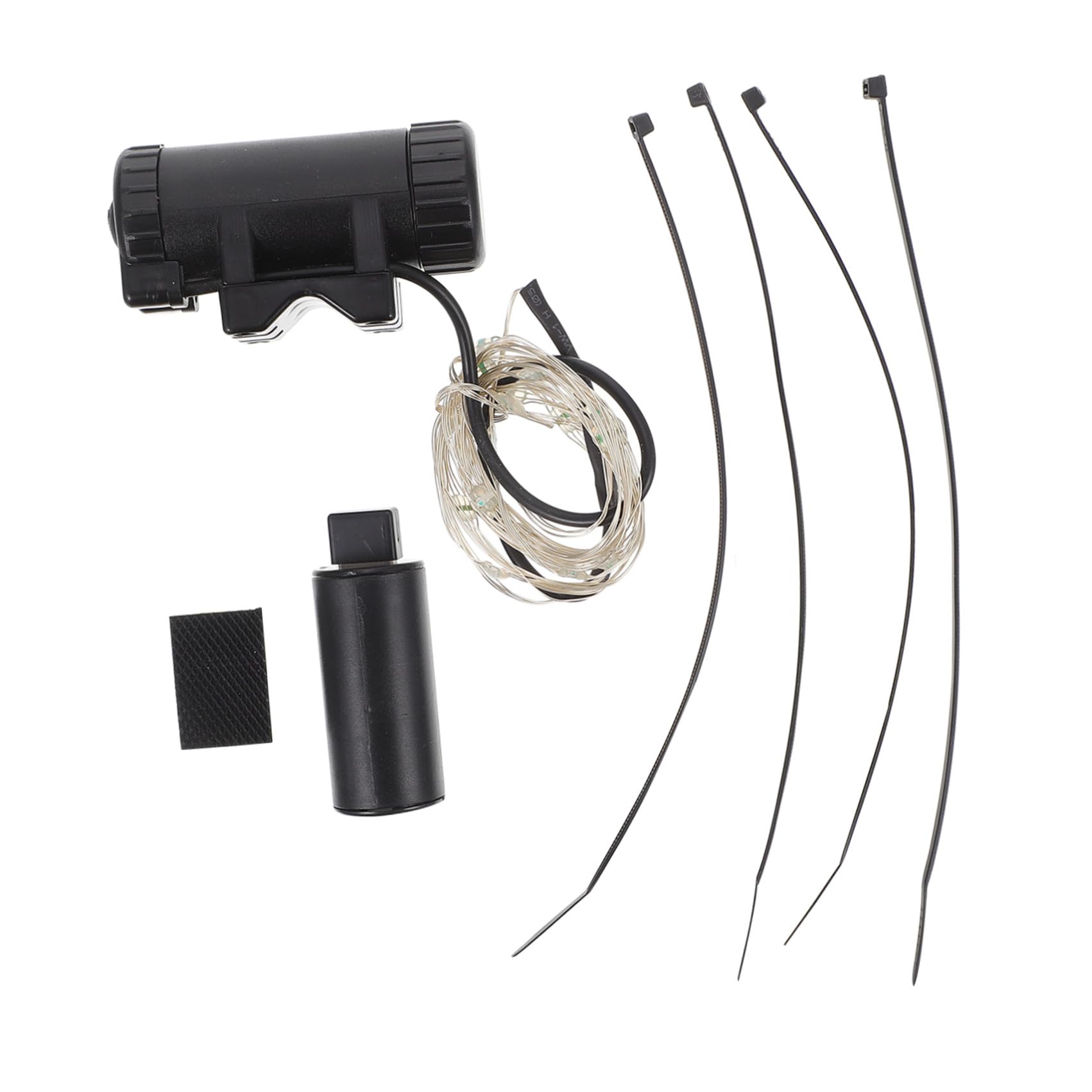 Toddmomy Vélo Lumière réfléchissant lumières Rechargeable Devant parlait arrière Feux de Roue de vélo LED lumière décorative de Roue coulissante Abdos Black