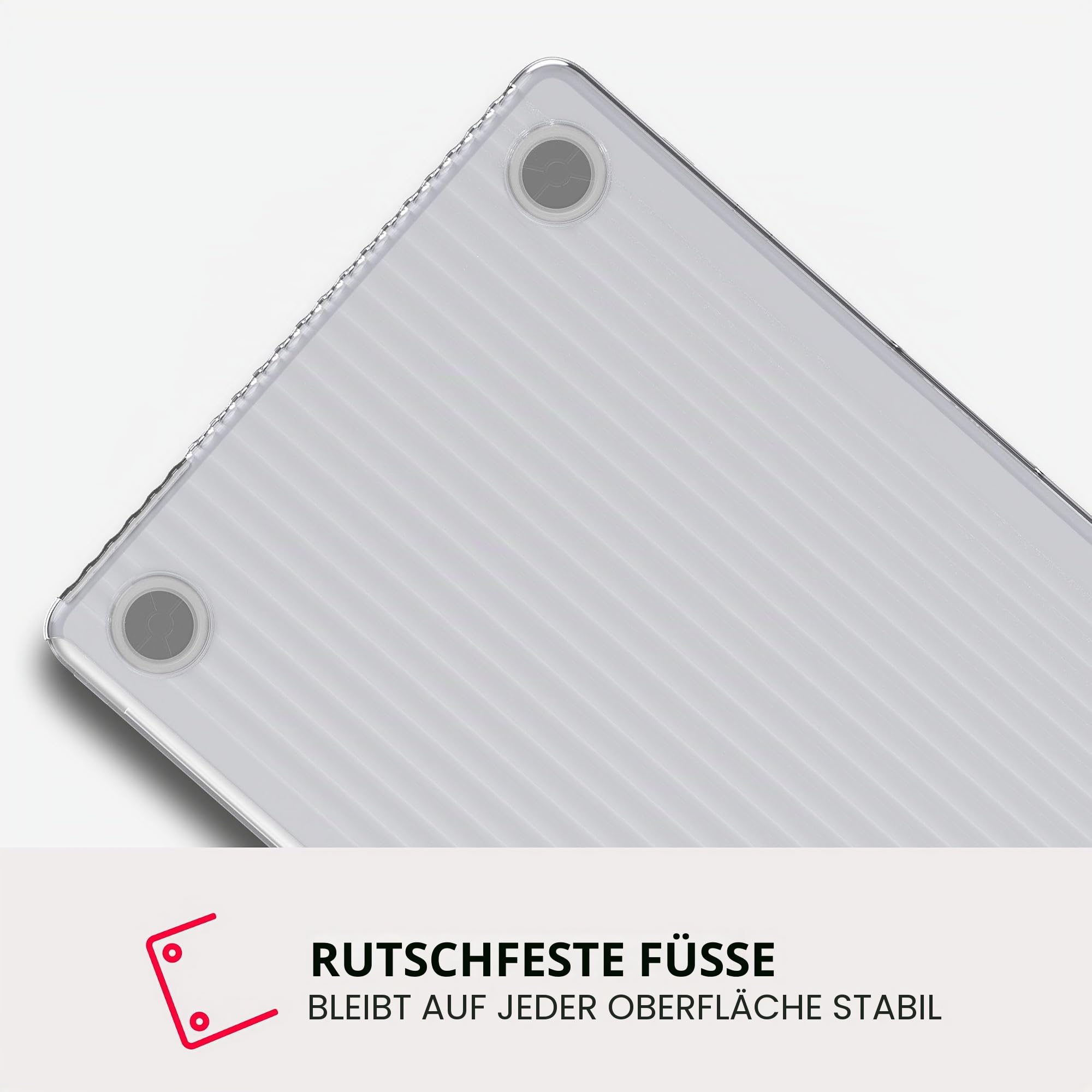 Tech21 EvoWave Schutzhülle für MacBook Air 13 Zoll (2022–2024), transparent: Laptop Cover, Schutz für MacBook Air