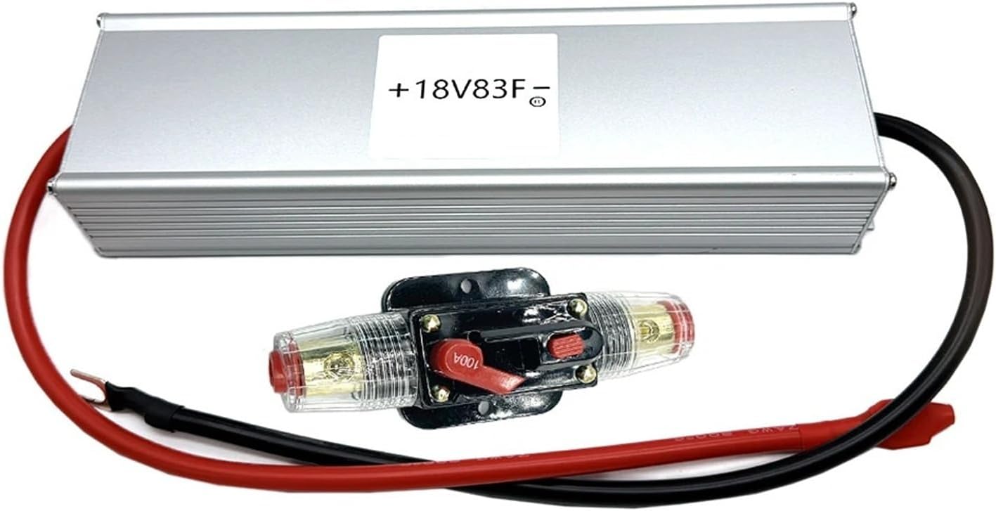 18V 83F automotive rectifier module 3V 500F series power supply connection set(18V83F Cables-Fuse)