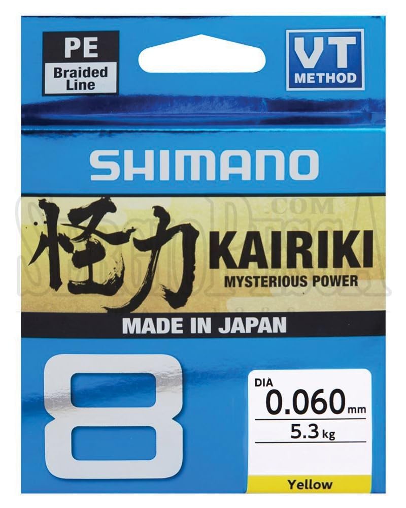 SHIMANO Kairiki 8, 300 Meter, 0.230 mm/22.5 kg, Geflochtene Schnur, 59Wpla68R27