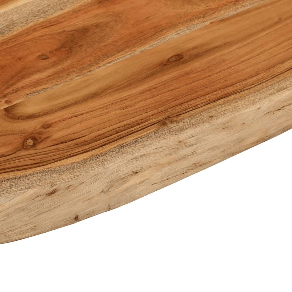 vidaXL Encimera de Baño Rectangular, Tablero de Tocador, Encimera de Lavabo, Tablero para Armario, Madera Maciza de Acacia 70x60x3,8 cm