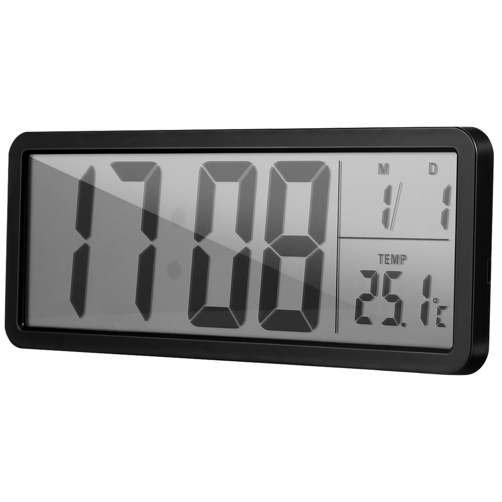 Horloge numérique murale pour voir l'heure et la température de la chambre