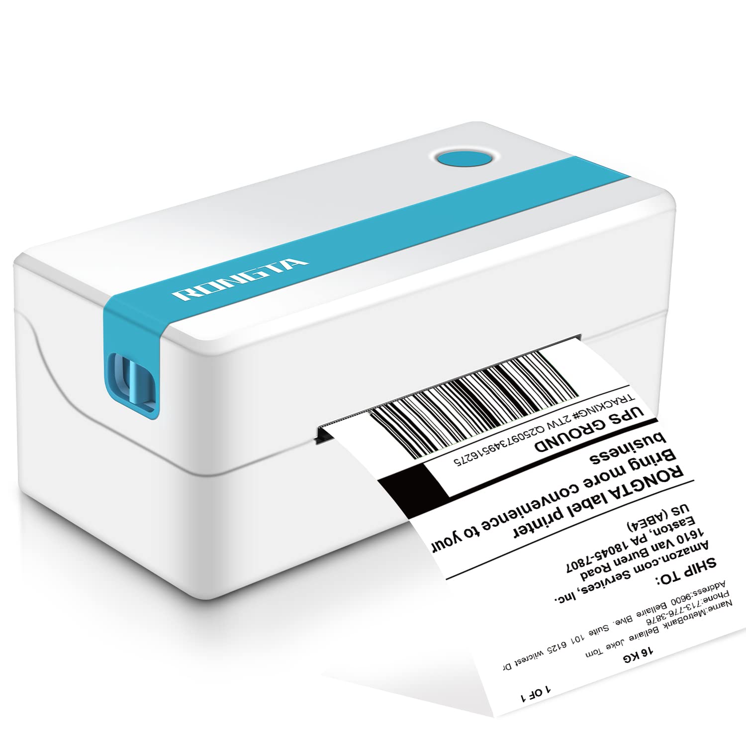 Rongta Thermal Label Printer, Shipping Label Printer for Small Business, Compatible with Amazon,Shopify,Etsy,Ebay, Paypal,Shipstation,USPS Etc,Compatible with Windows & Mac OS (White)