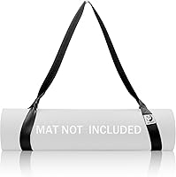 Slim Panda Adjustable Yoga Mat Strap Carrier Sling - 2-in-1 Cotton Stretch Band Fits All Mats for Easy Carry & Yoga Practice