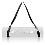 Slim Panda Yoga Mat Straps for Carrying, Adjustable Yoga Mat Carrier Sling Fits All Mats(Mat Not Included)(Black 2.3M)