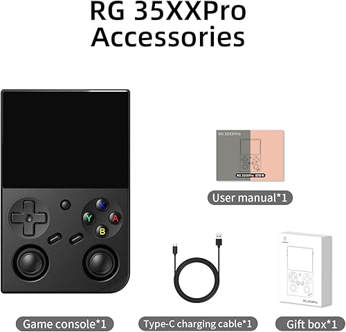 Miniatura 7 de RG35XX Pro - Consola de juegos de mano retro de 3.5 pulgadas, pantalla IPS, 64 GB, tarjeta de juego RG35XX Pro Linux OS Player 3200mAh, batería