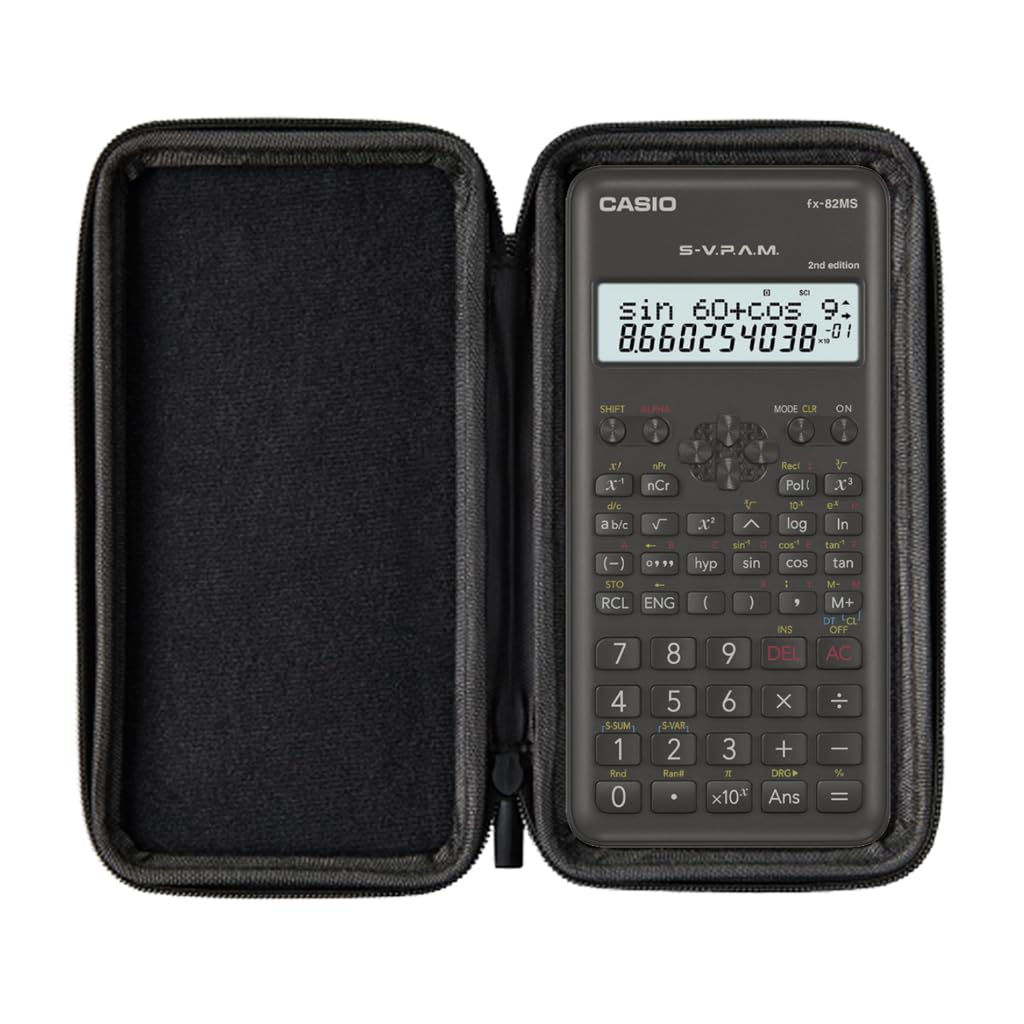 Casio fx-82 MS 2nd edition including a WYNGS protective case in Blue - Basic Set, Casio fx-82MS 2nd edition - Image 3