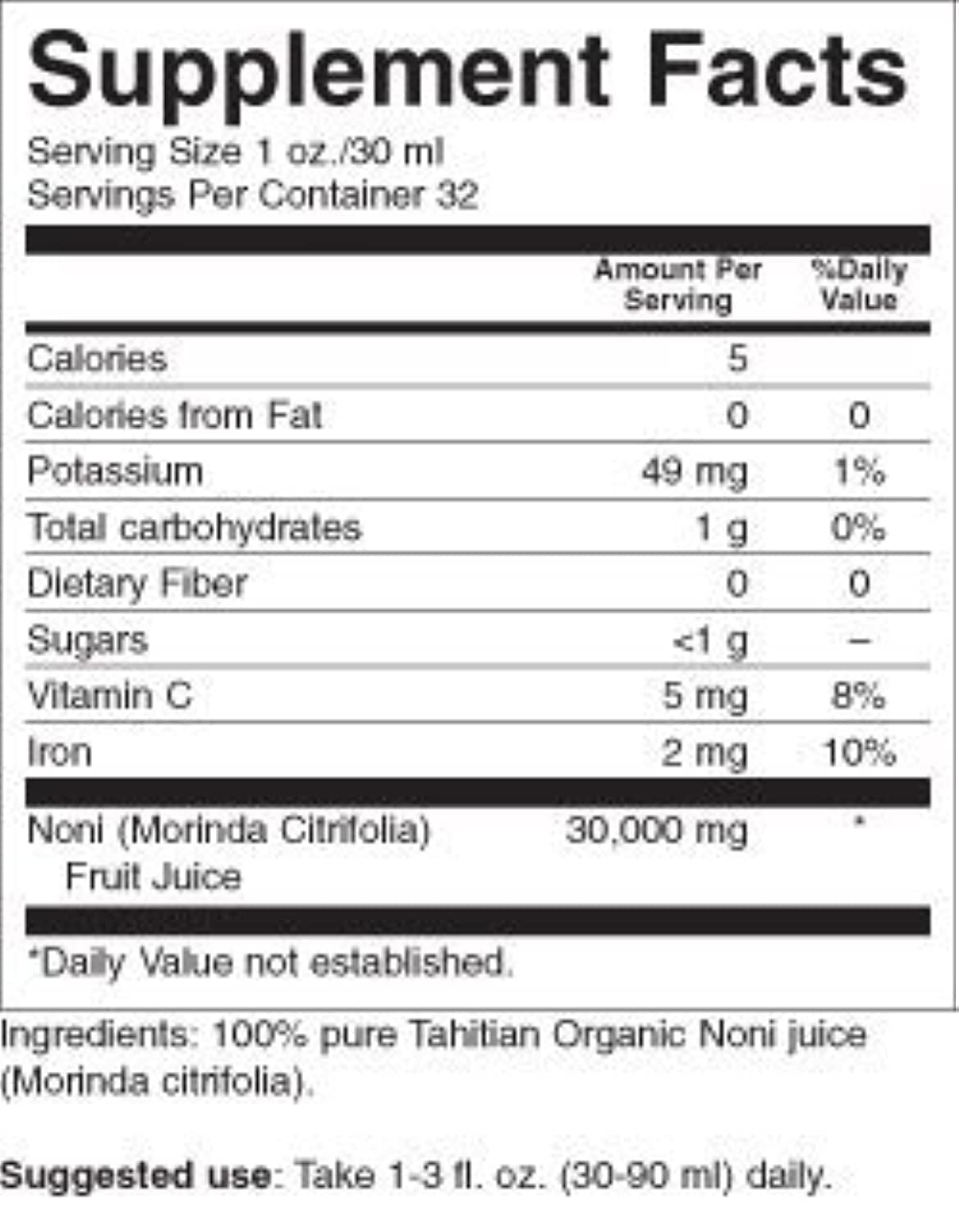 Earth's Bounty Erde Bounty Tahitian Noni Juice Og1 32 Fz