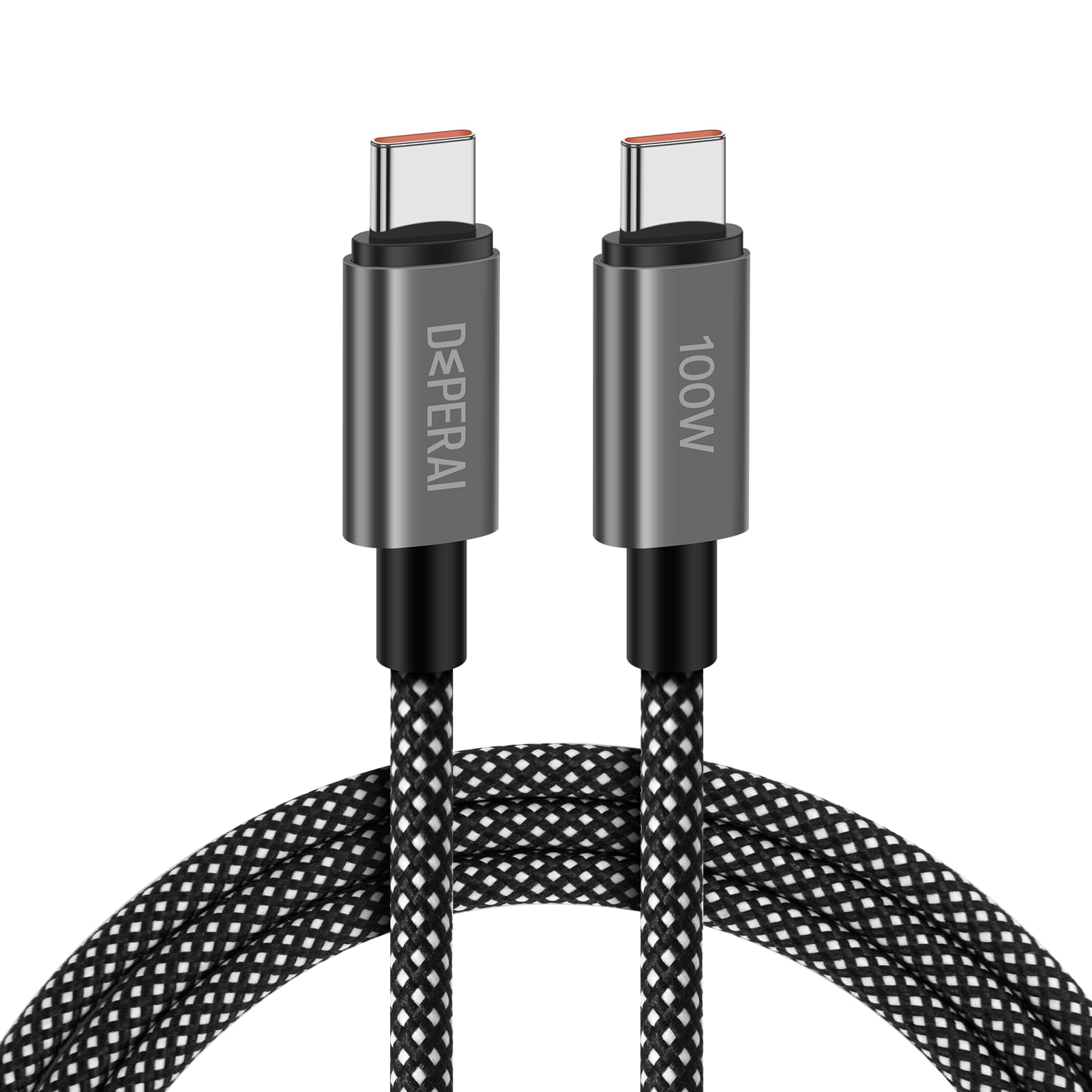 See full amazon price history chart for DEPERAI 100W USB C to USB C Cable, Type C Sturdy Fast Charge 1.5m, 480Mbps Data Sync, Tangle Free Cable,10000+ Bends Lifespan, PD3.0 Compatible with Android, iPhone,Tablets (Black) DEPERAI 100W USB C to USB C Cable, Type C Sturdy Fast Charge 1.5m, 480Mbps Data Sync, Tangle Free Cable,10000+ Bends Lifespan, PD3.0 Compatible with Android, iPhone,Tablets (Black) (B0DHH4BF44) Amazon Price History, Amazon Price Tracker