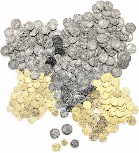 Westair 30 Tudor Replica Coins: Henry VII Half Groat, Henry VIII Groat & Angel, Elizabeth I Quarter Angel & Sixpence - Adults