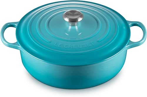 Le Creuset Enameled Cast Iron Signature Round Wide Dutch Oven,