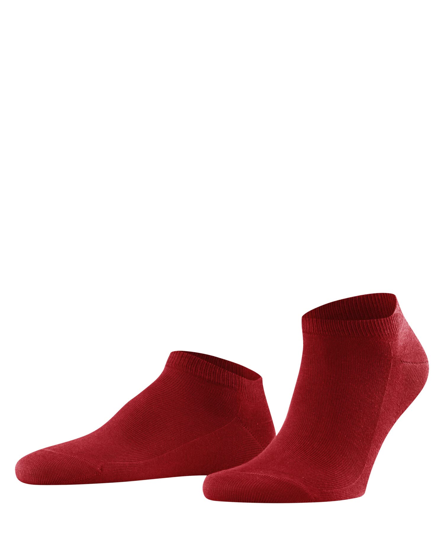 Falke Men's Red Scarlet 8228 Family M Sn Sustainable Cotton Low-Cut Plain 1 Pair Trainer Socks, 8.5-11