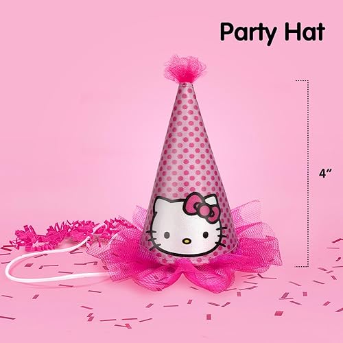 Miniatura 9 de Juego de regalo de fiesta de cumpleaños de Barbie, caja de lata, estuche de lápiz, calcomanías, collar de cumpleaños, felpa y sombrero de cumpleaños