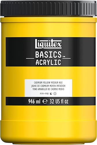 Vista 134 de Liquitex BASICS Pintura Acrílica, Tubo de 118ml (4 oz), Tono Carmesí de Alizarina