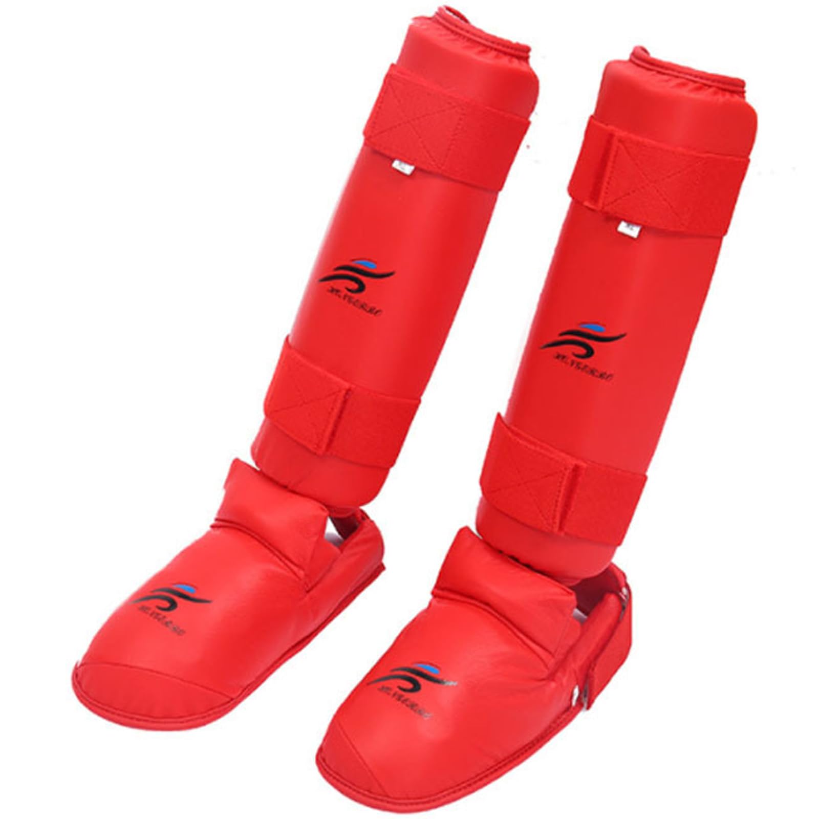 Piedi Protezione Shin Guard,Parastinchi da Boxe,MMA Arti Marziali Protettivo Parastinchi,Shins Guards Muay Thai,Facile da Indossare,per Allenamento Sparring,Arti Marziali Boxe Karatè