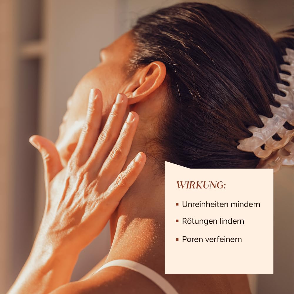 JUNGLÜCK Zink Gesichtswasser Spray - Vegan | Gesichtsreinigung mit BIO Schachtelhalm-Extrakt reguliert die Talgproduktion und klärt deine Haut porentief | Mit Zink und Niacinamid - 100ml