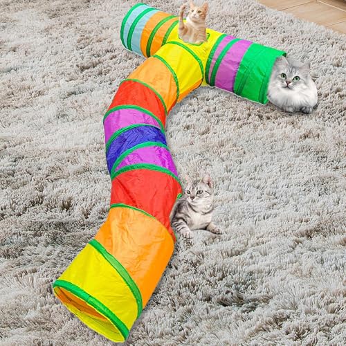 Accessoires interactifs pour animaux avec trou d'observation et design multicolore - 4