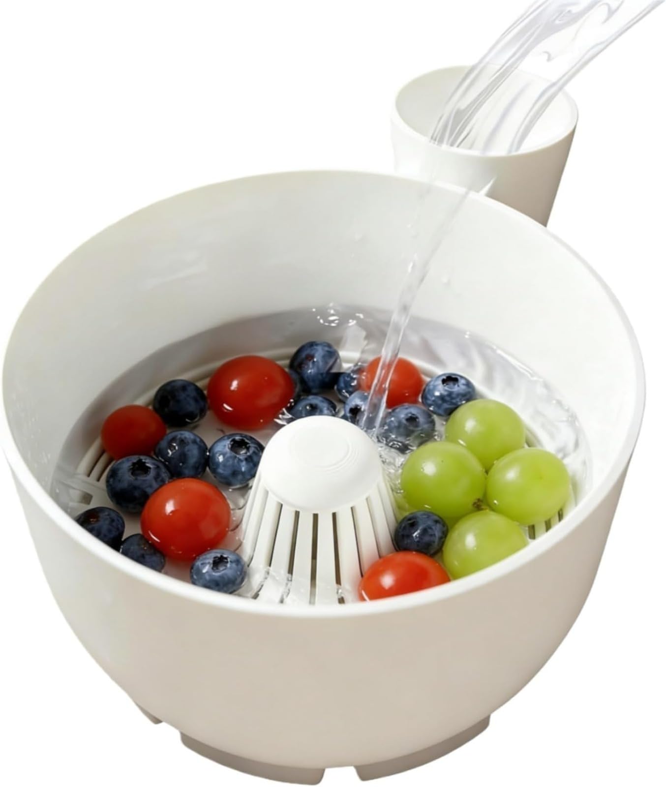 Nettoyeur de fruits automatique et légumes 4 en 1 sans électricité pour évier