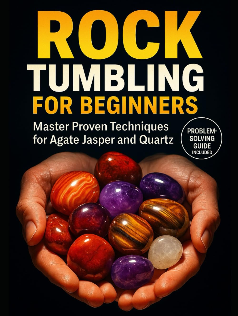 ROCK TUMBLING FOR BEGINNERS: THE COMPLETE GUIDE TO TRANSFORMING ROUGH STONES INTO GLEAMING GEMS: Proven Grit Schedules, Problem-Solving Fixes, and ... Work for Agate, Jasper, Quartz & More