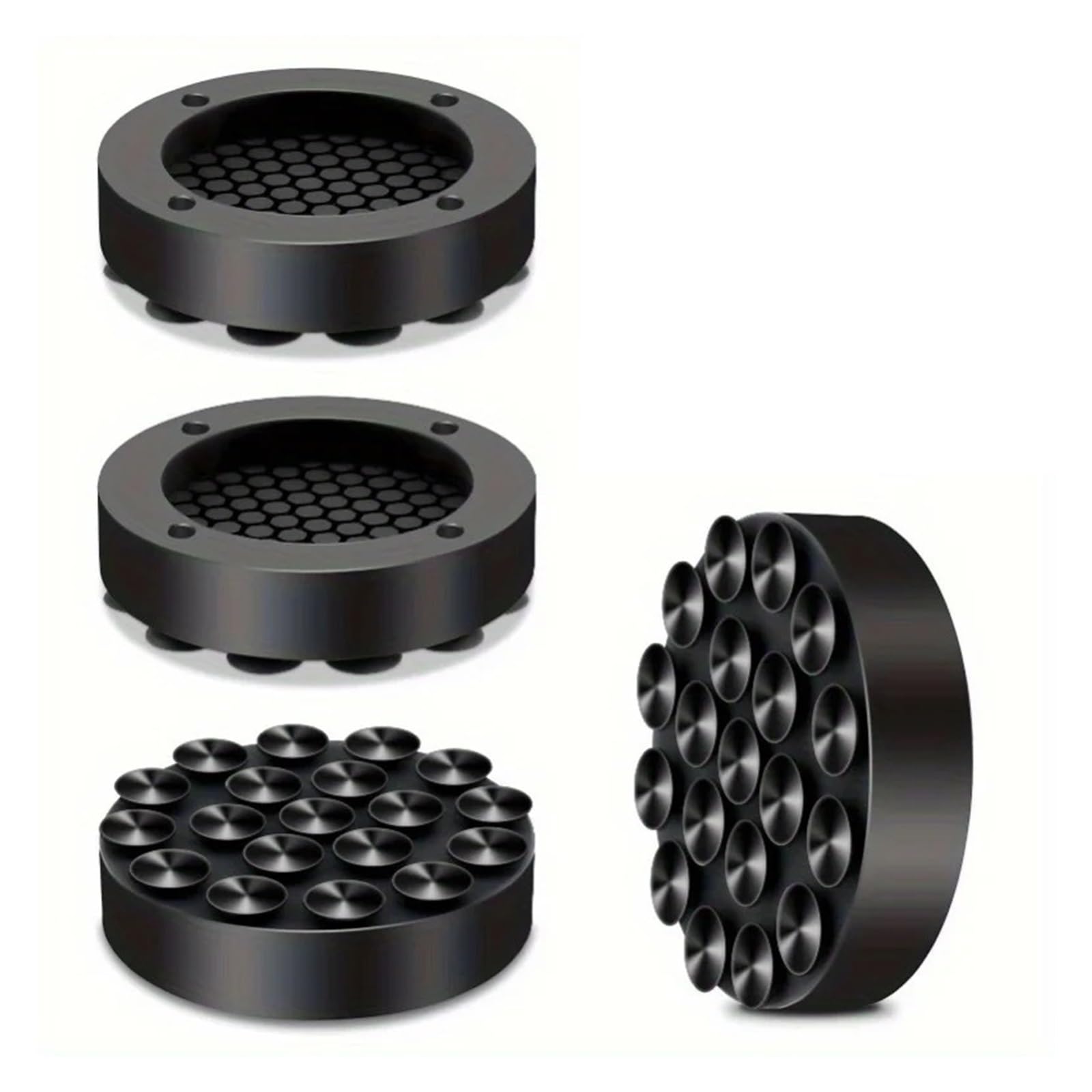 Tappetino di supporto antivibrante da 4 pezzi for i piedini della lavatrice(Gray)