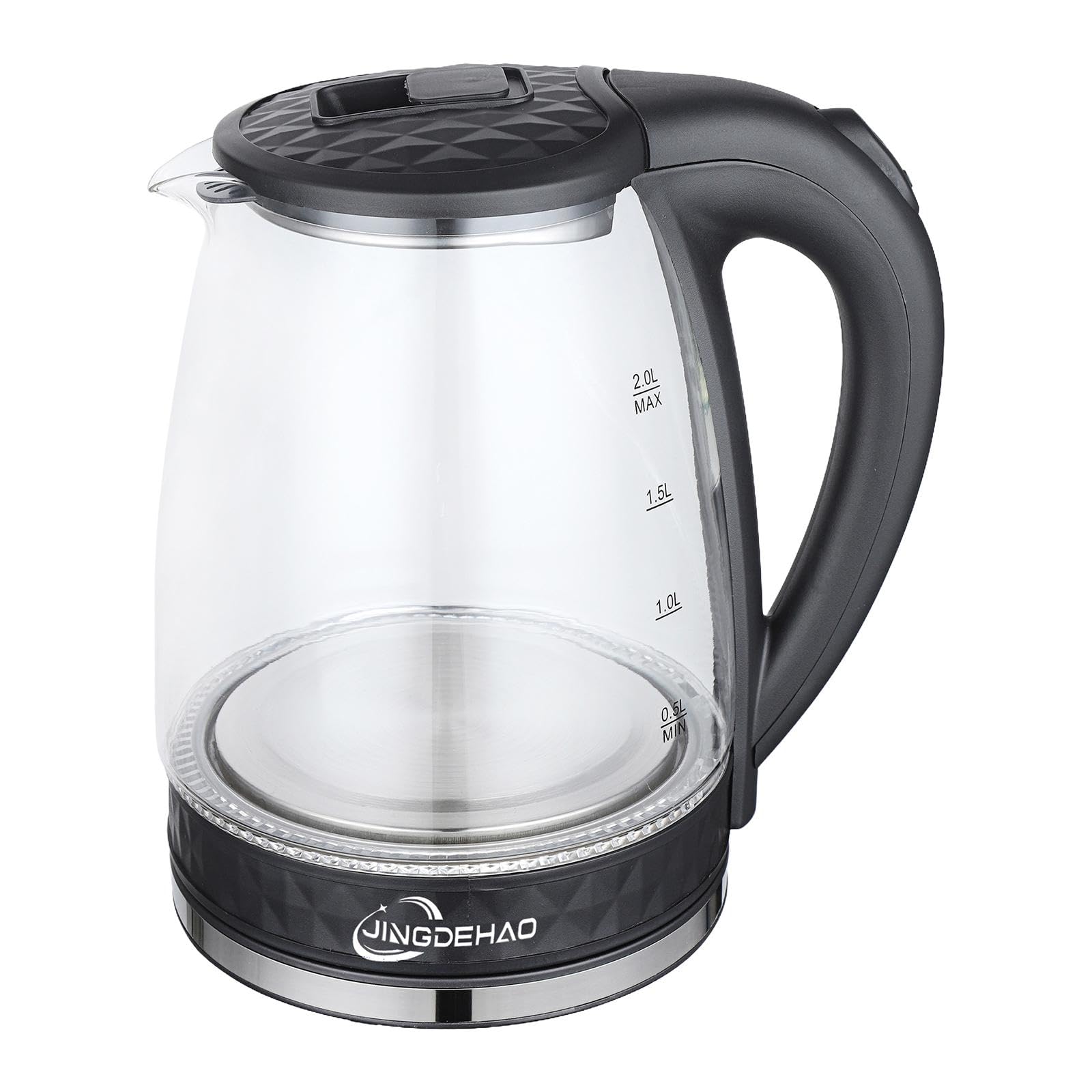 Electric Kettle 2L Glass Tea Kettle Hot Water Kettle for Kitchen Home Office|Home & Garden | Kitchen, Dining & Bar | Small Kitchen Appliances | Coffee & Tea Makers-image-33