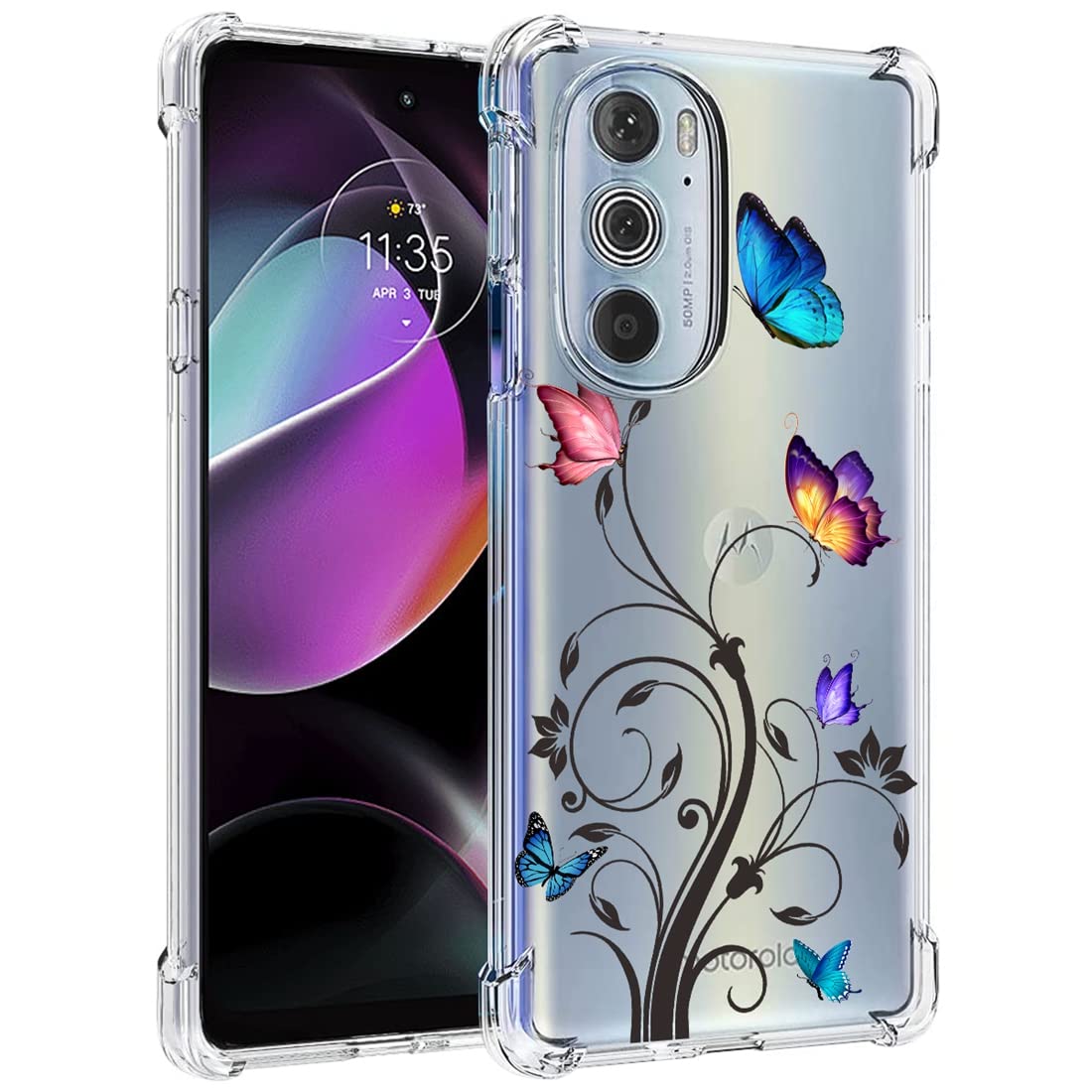 Cover Moto G 5G 2022 – Custodia Trasparente Con Girasole, Morbida TPU, Antiurto (XT2213) - 5