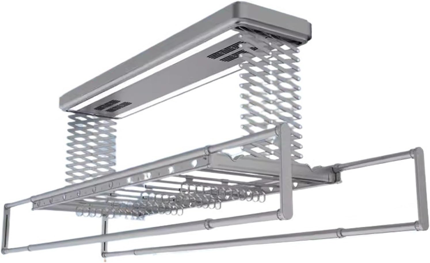 Ceiling Electric Controlled Lifting Drying Rack Balcony Household Embedded Automatic Telescopic Drying Rack Remote Control Electric Clothes Rack Lift Ceiling