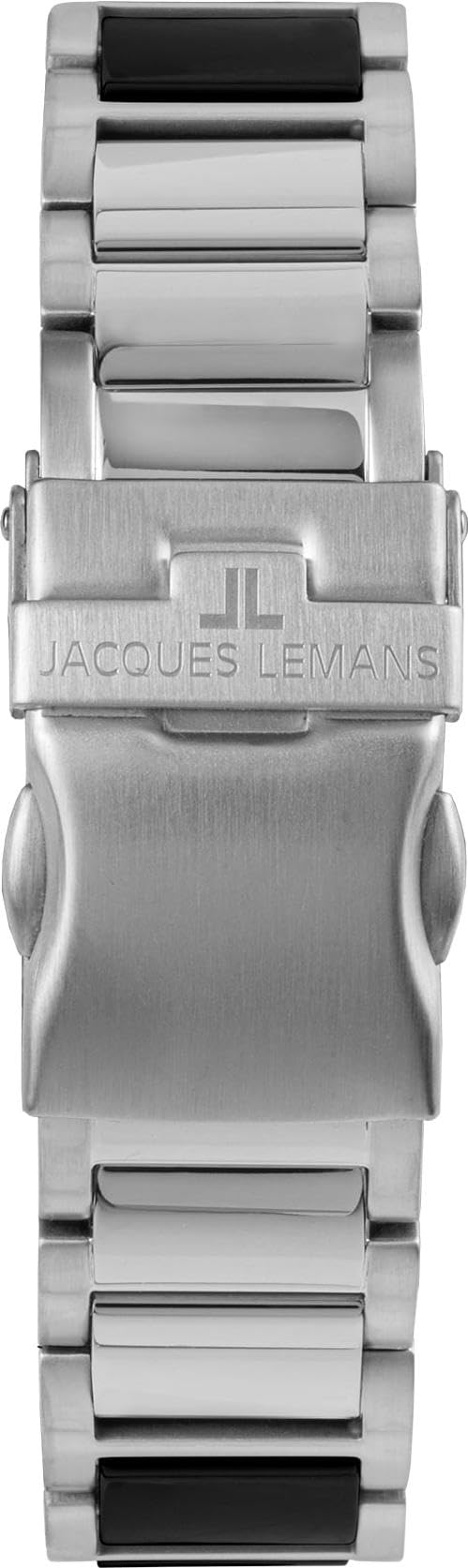 JACQUES LEMANS Damenuhr Liverpool Massiv Edelstahl/High-Tech-Ceramic massiv Edelstahl 42-12A