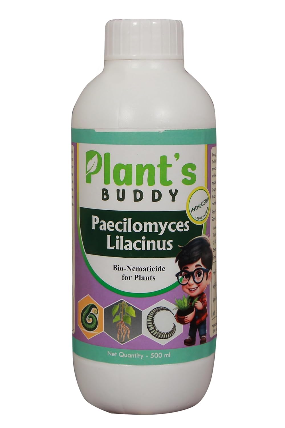 PLANTS BUDDY - Paecilomyces Lilacinus Liquid (2 * 10^9 CFU/ml) - Bio-Nematicide for All Indoor and Outdoor Plants - Effective against root-knot nematodes, cyst nematodes, reniform nematodes - 500 ml (B0CTFDGDJM) Amazon Price History, Amazon Price Tracker
