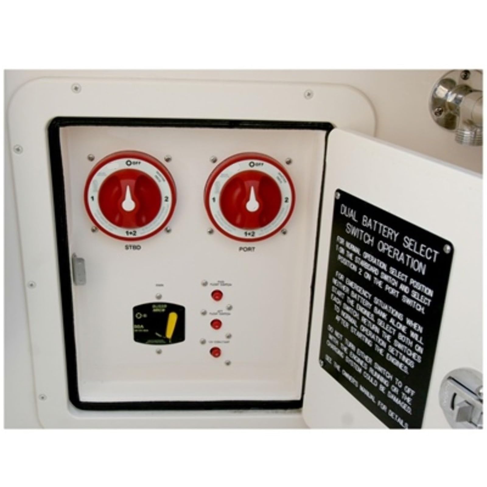 Tasto Interruttore Accensione Serie E M10 4 posizioni 32V 350A Interruttori di scollegamento batteria luminosi Interruttore rotativo isolatore per barche marine Camion RV(Black)