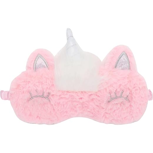Cotton London Plush Unicorn Eye Mask