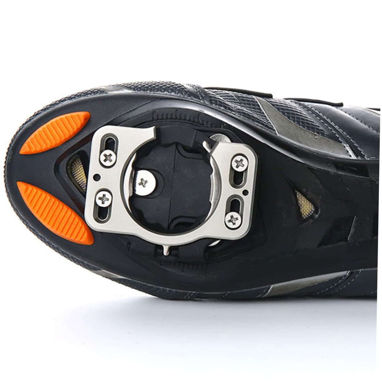 Tacchette per Bici da Corsa 2 Pezzi in Acciaio Inox e Plastico | Pedale e Scarpe da Ciclismo, per Strada e Mountain Biking, Sostituzione Dedicata