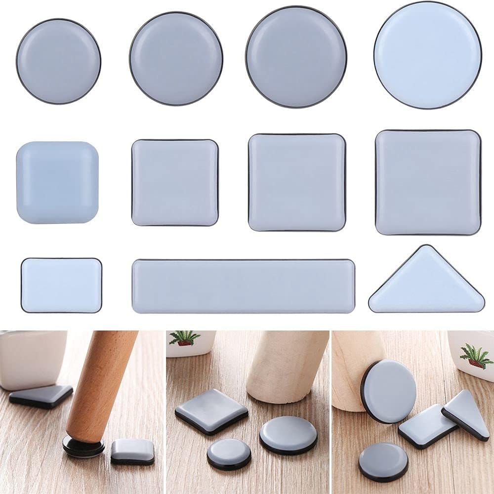 Slider Pads Easy Move Anti-Abrasion Furniture Leg Bumper Damper Table Bases Floor Mat Chair Floor Protector(25mm 8PCS)