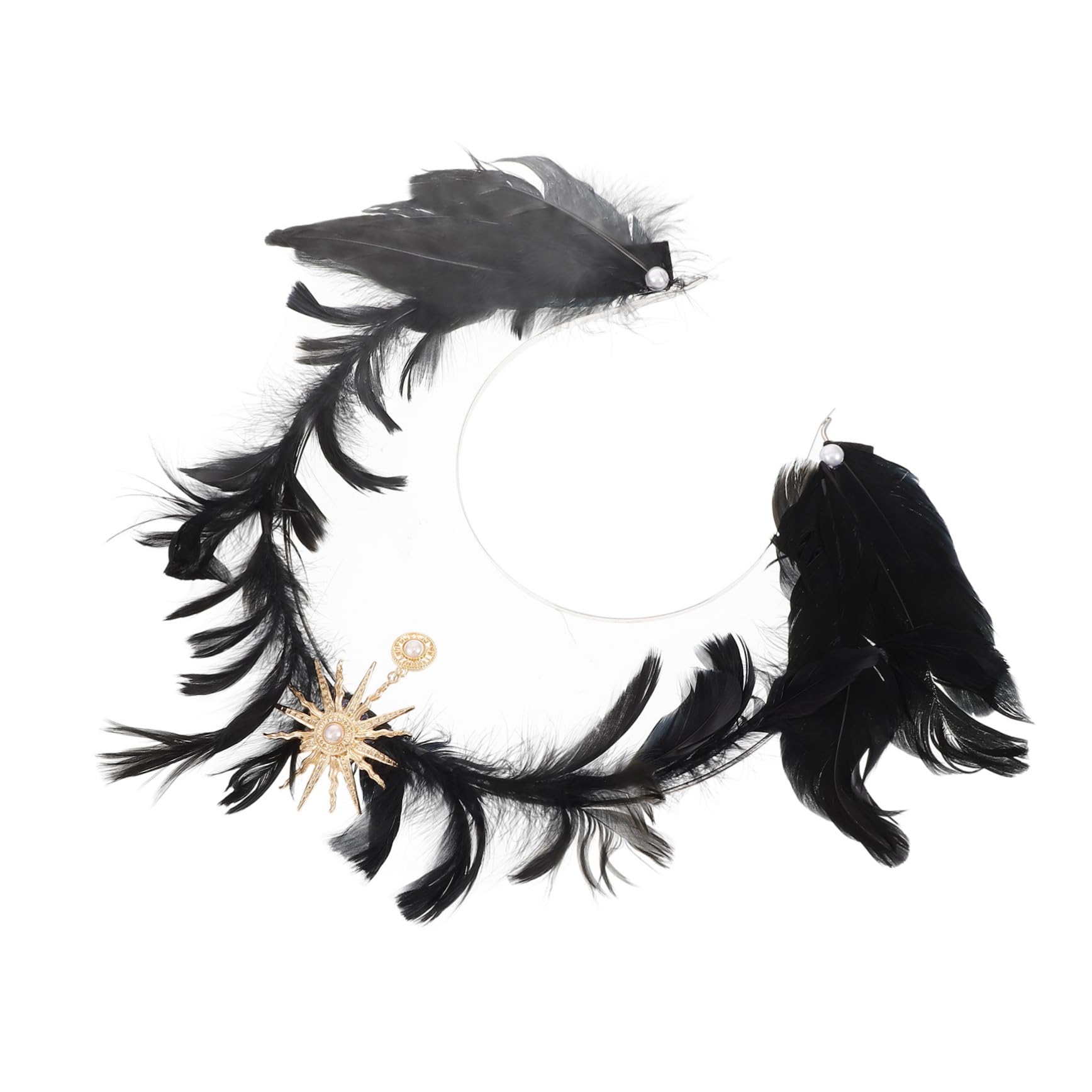 Healvian 5 Piezas Diadema Decorativa de Halloween con Negras para Mujeres Accesorio de Fiesta Lolita para Eventos y Fotografía