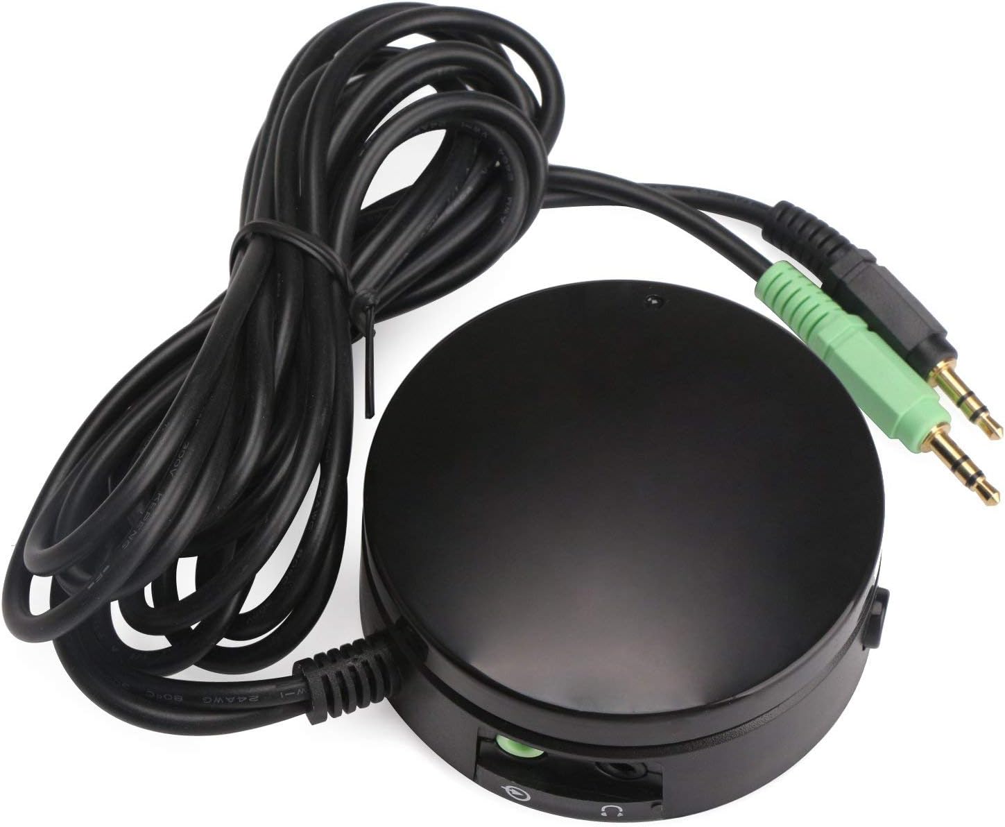 DollaTek Computer Speakers Headphone Audio Converter Audio Switch Volume Control Audio Adjuster Volume Knob