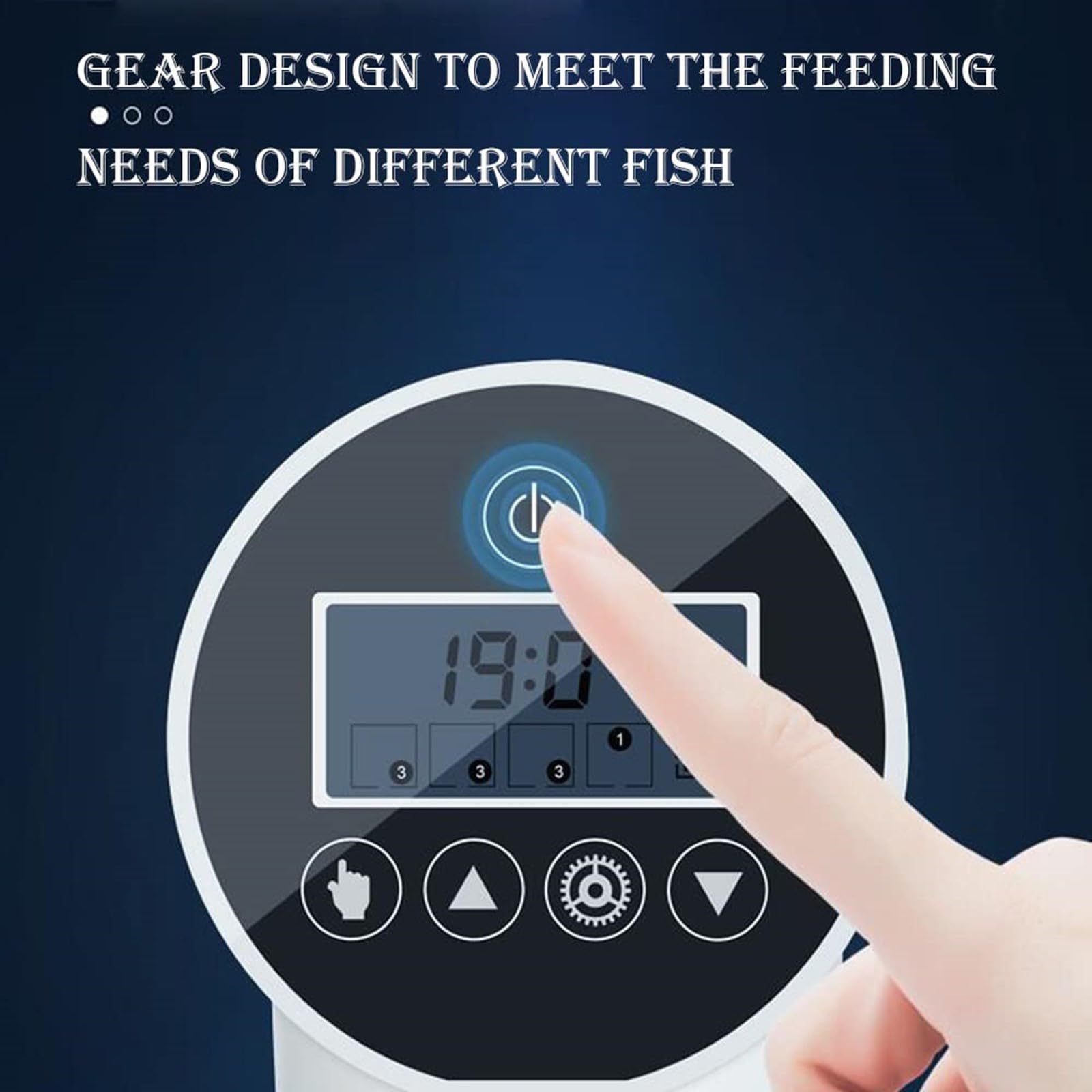 Générique Distributeur Automatique de Poissons en Plastique, avec minuterie précise, idéal pour Les Longues Vacances et l ' Entretien de l ' Aquarium, mangeoires faciles