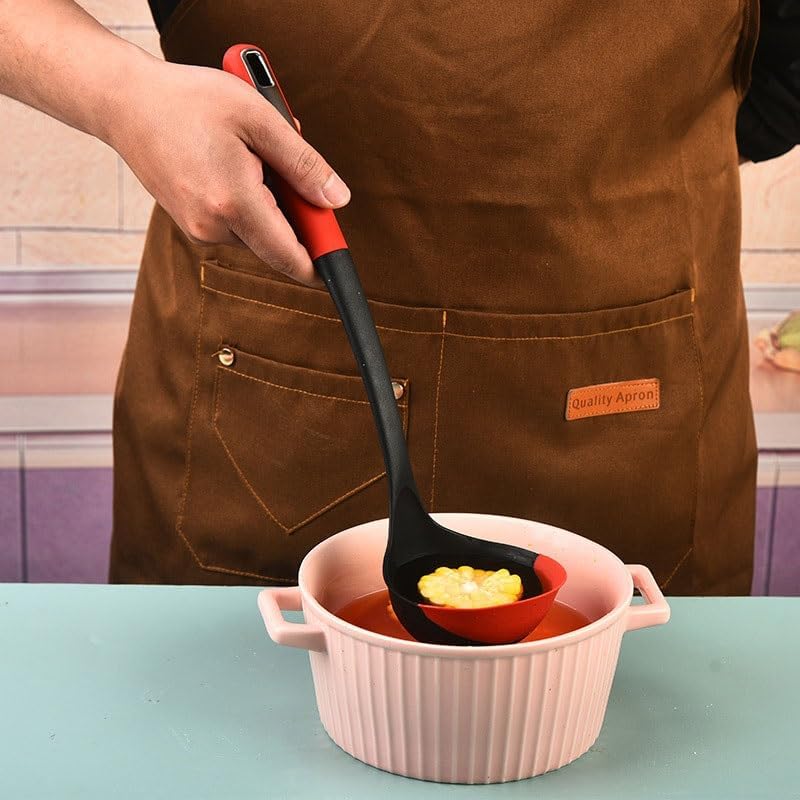 10 Piece Set of Non Stick Pans for Cooking Spatula for Soup Stir Frying Pan Fish for Potatoes Stewing