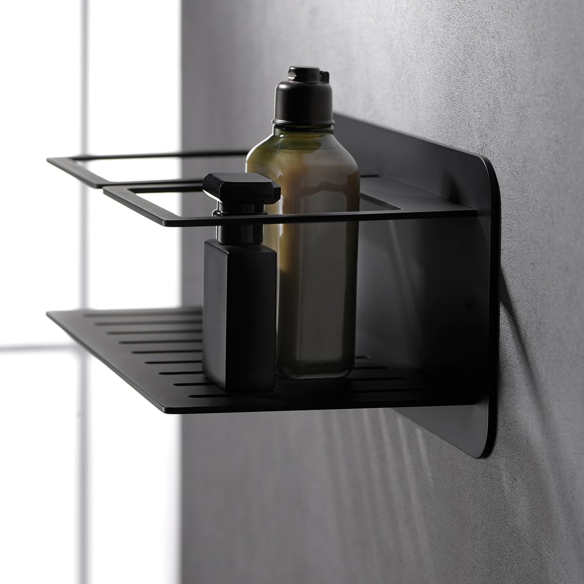 IMEX ADI011/NG IMAN Jabonera Frontal Negro Mate