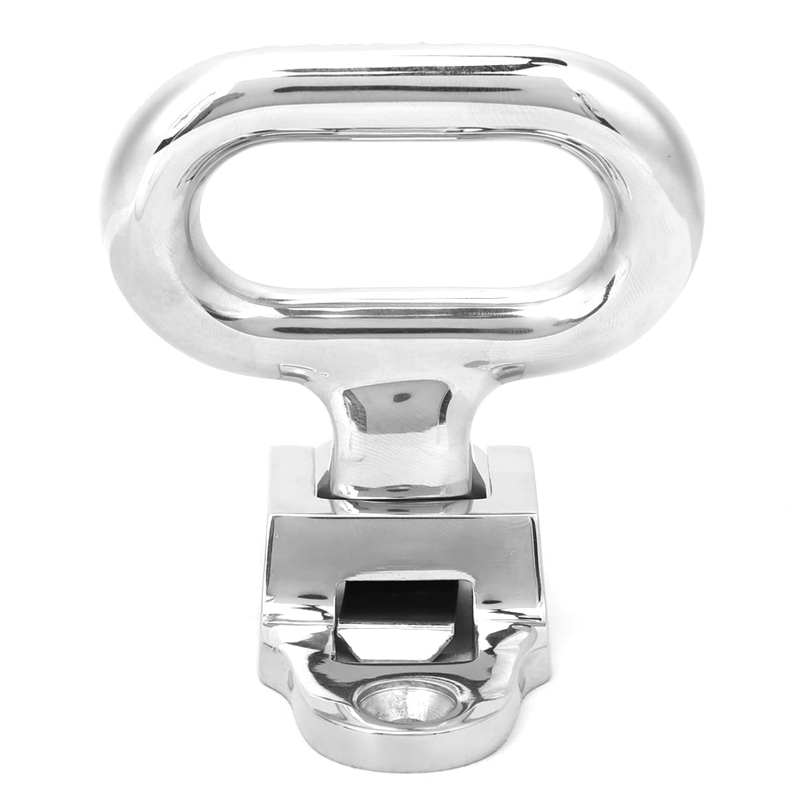 Escalón de Mástil Plegable Marino de Acero Inoxidable 316, Pulido a Espejo, Antideslizante con Patrón Diamante, para Botes, Remolques, Caravanas