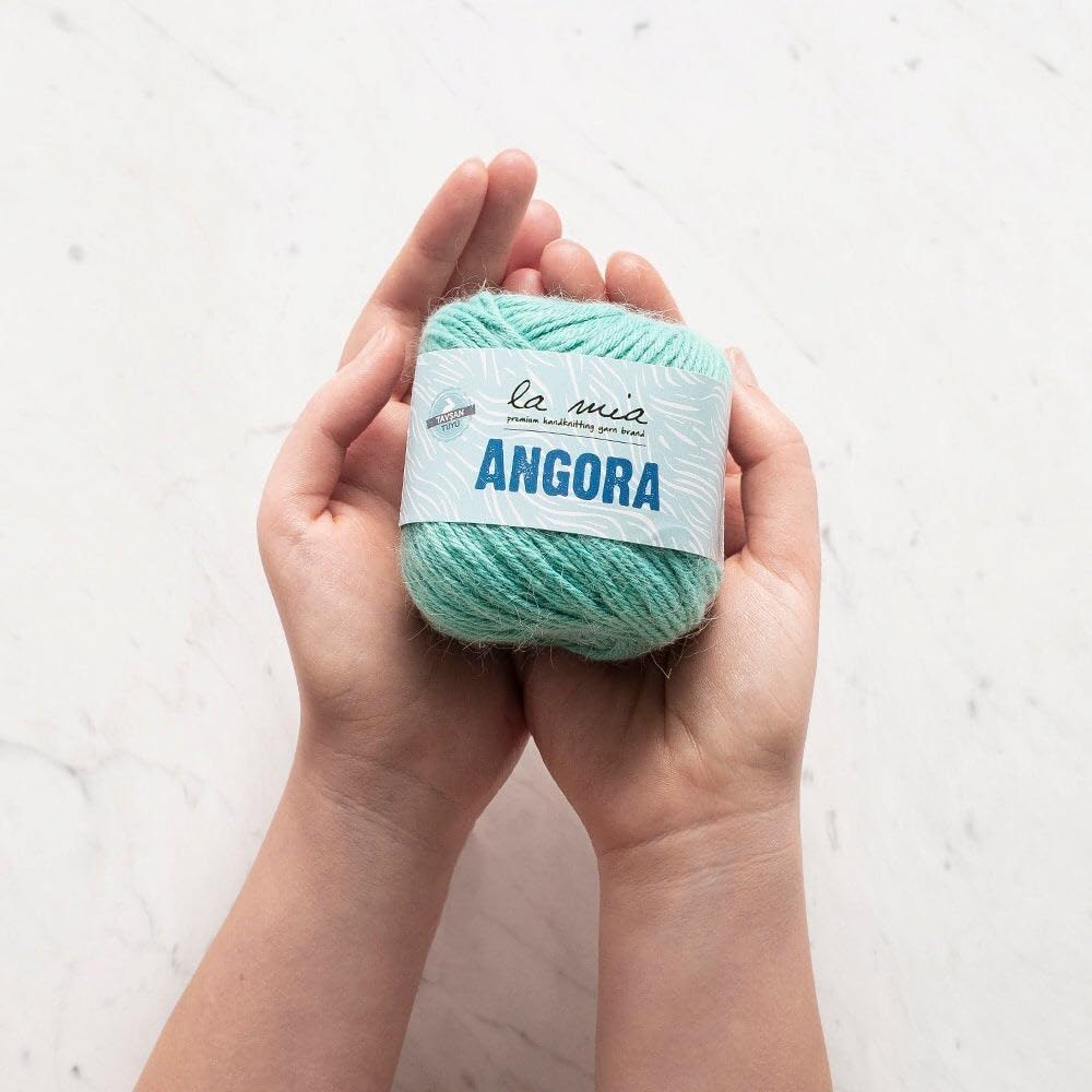La Mia Angora 50gr Bej El Örgü İpi - L132-33807