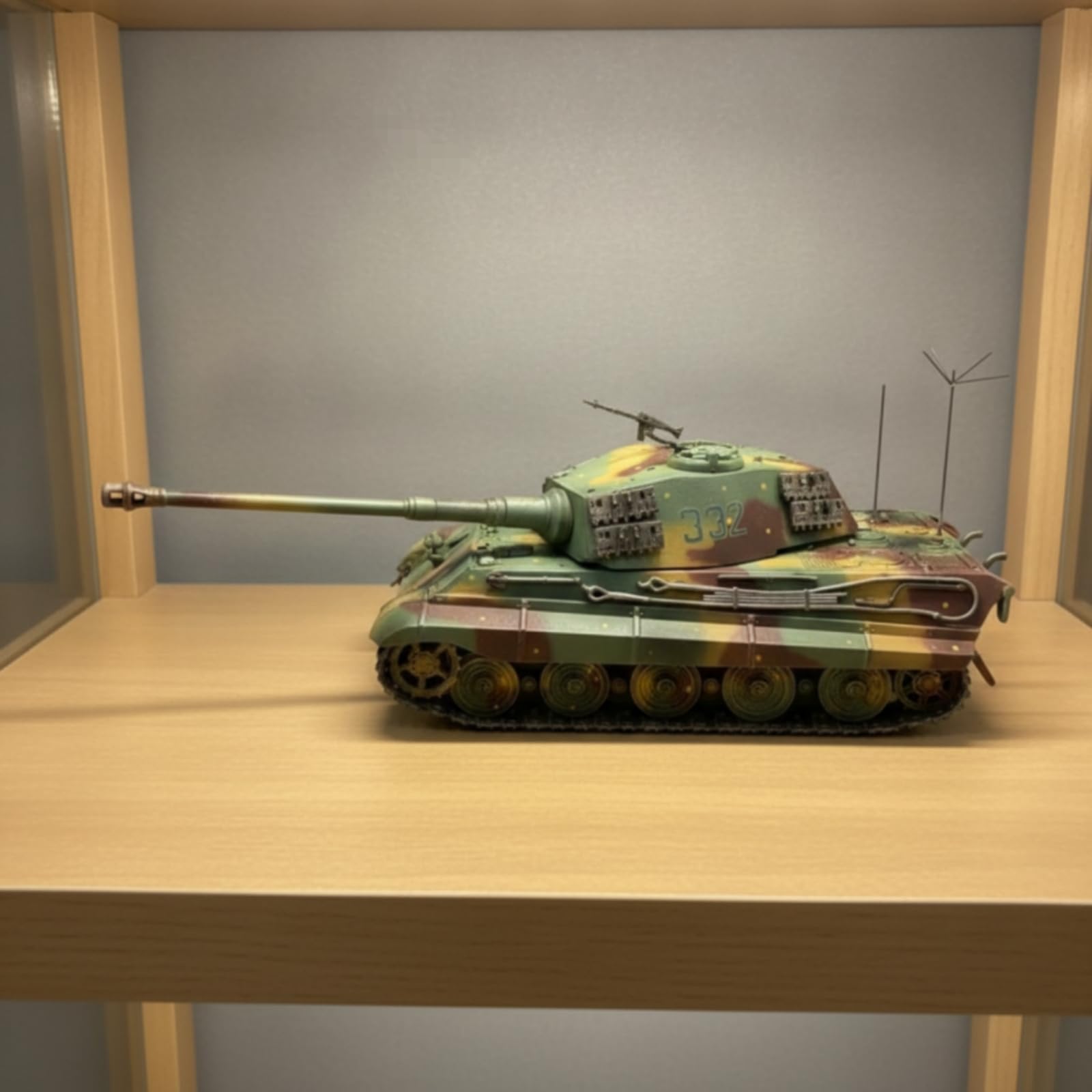 Alloy Vehicle Carro Armato Modello in 1/72 Veicolo Miniatura Storica Lega Peso Circa120g Torretta Girevole Canna, style to 2