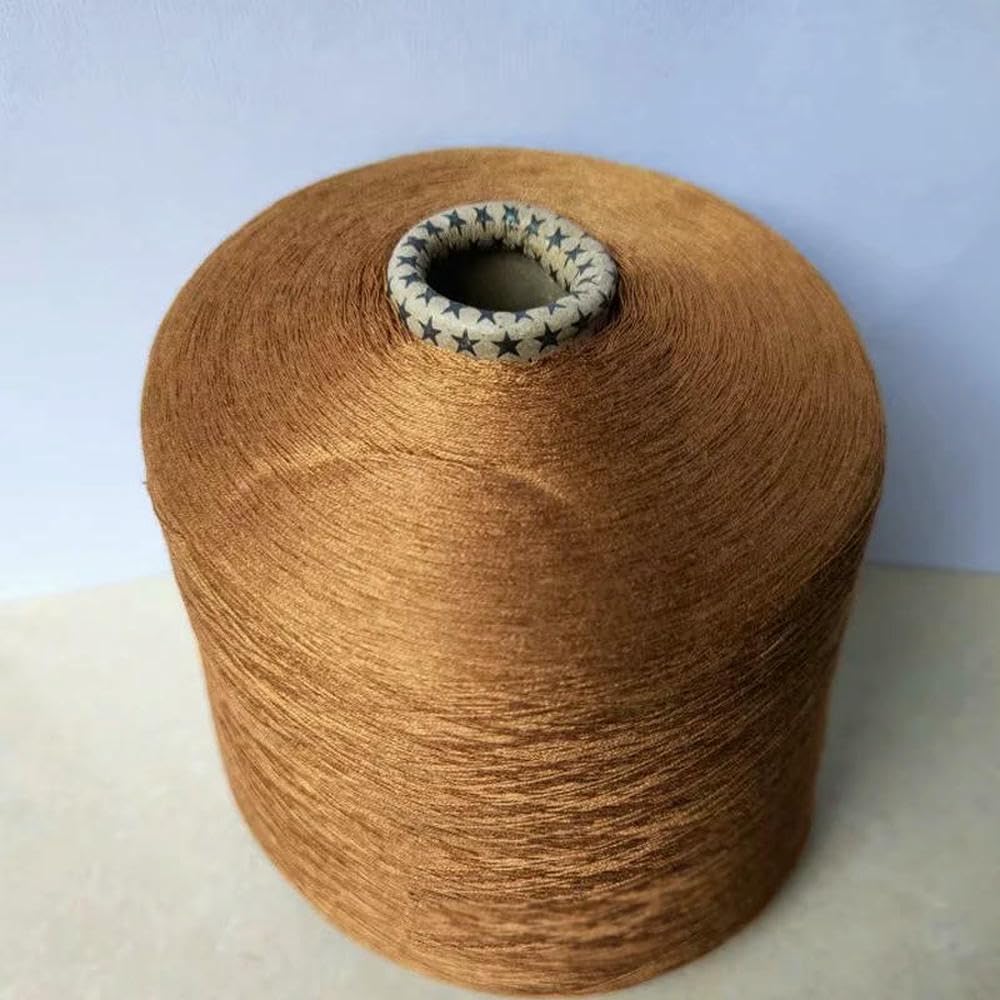Filato di Cotone Mercerizzato Morbido e Liscio da 500 g, Filato per Bambini Biologico e Sano, per Uncinetto a Mano, Lavorato a Maglia e in Pizzo, Filo di Puro Cotone.