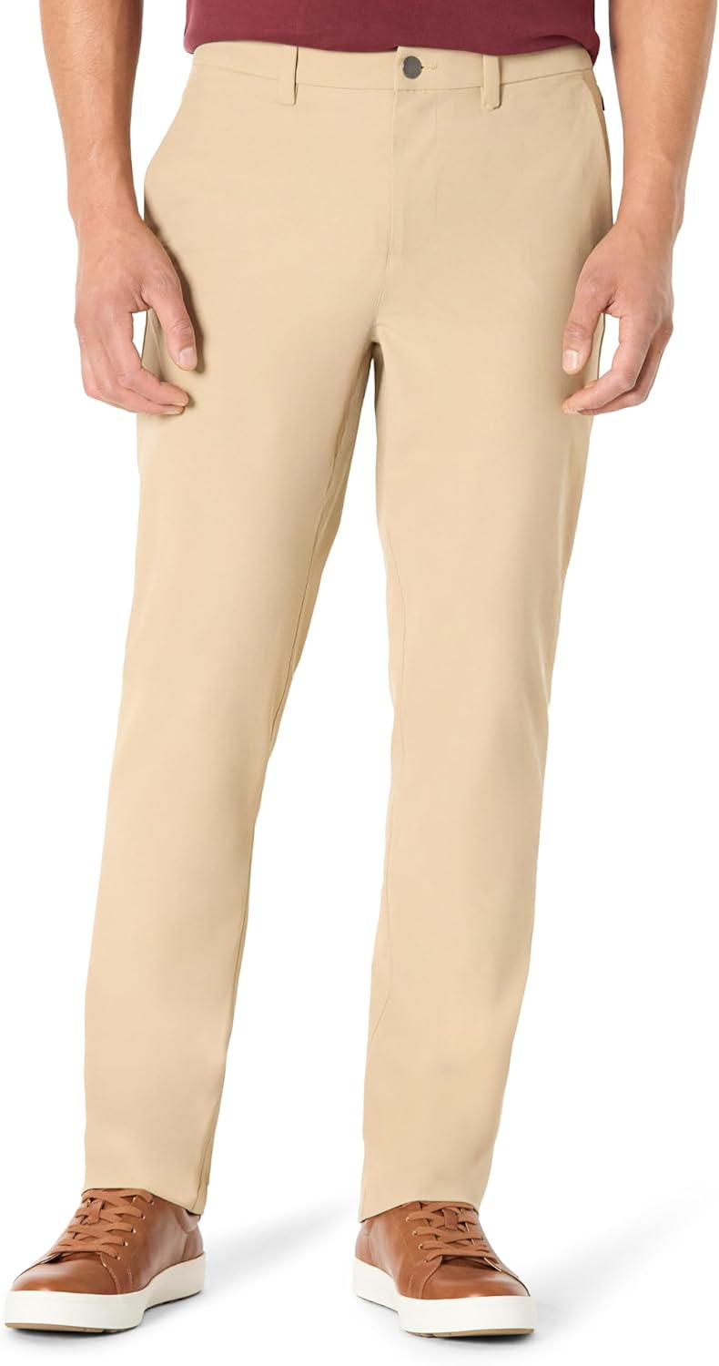 Amazon Essentials Mens Slim-Fit Travel Stretch Pant