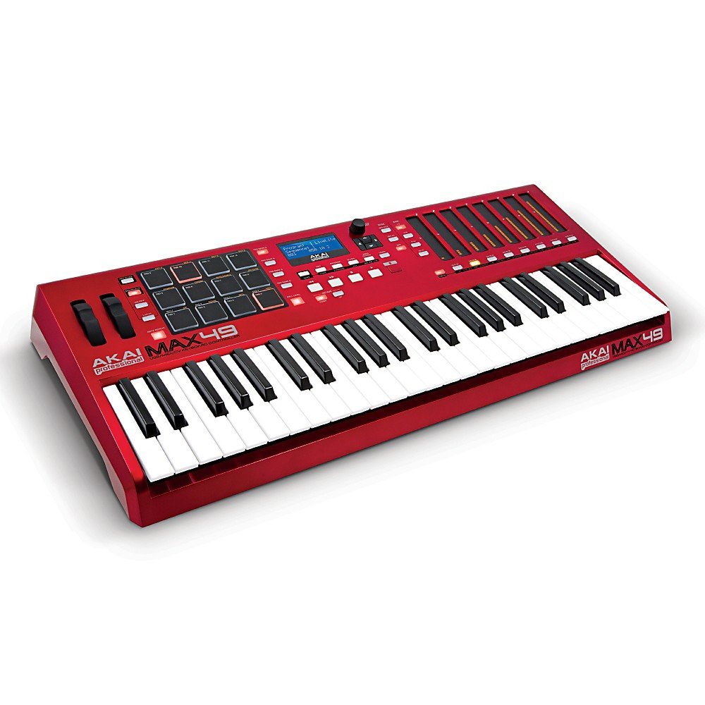 Akai Professional MAX49 49-Key USB MIDI Keyboard Controller with