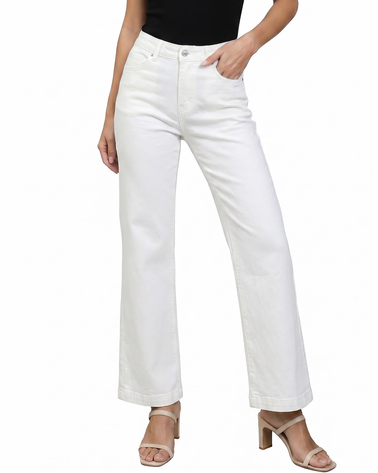 GRAPENT Womens Flare Jeans