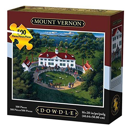 Dowdle Folk ArtMount Vernon Jigsaw Puzzle