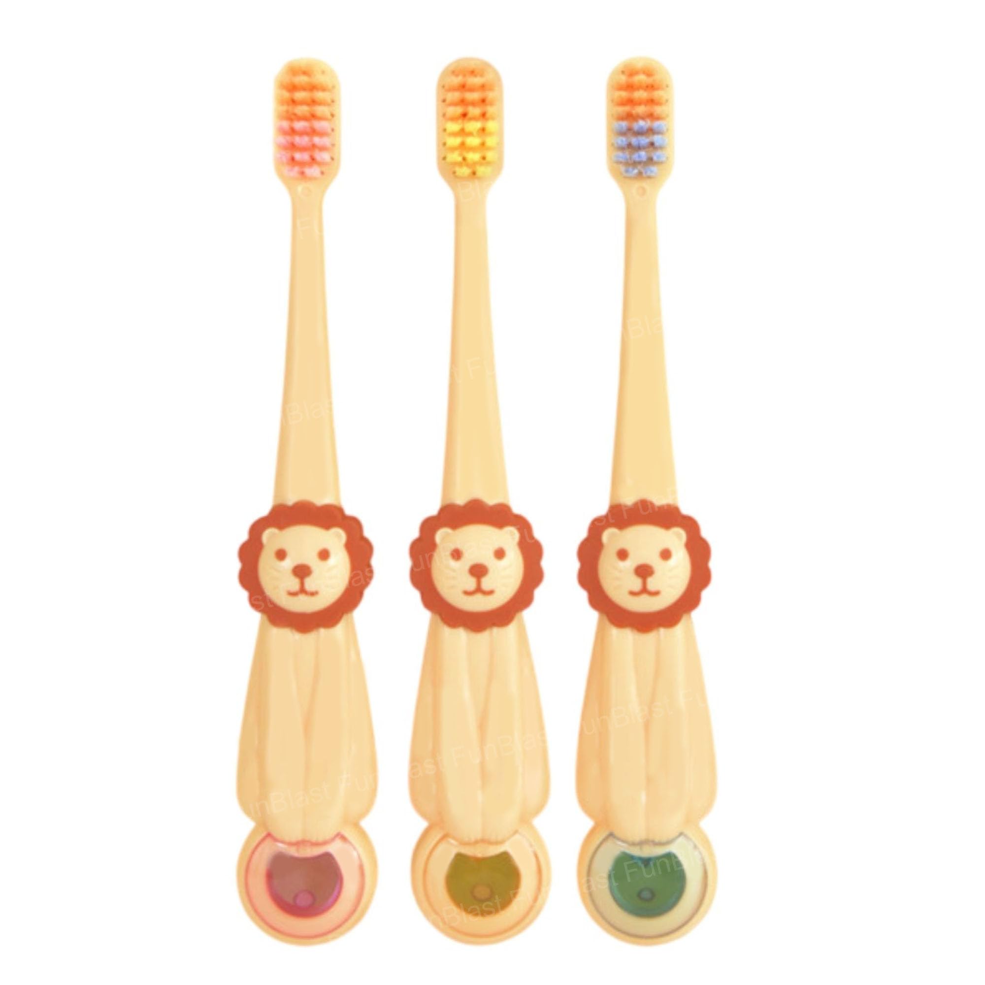 FunBlast Kids Toothbrush - Cute Cartoon Tooth Brush, PBT Soft Bristles Toothbrush for 3-12 Years old Children, Manual Toothbrush for Kids - Multicolor (3)-image-33