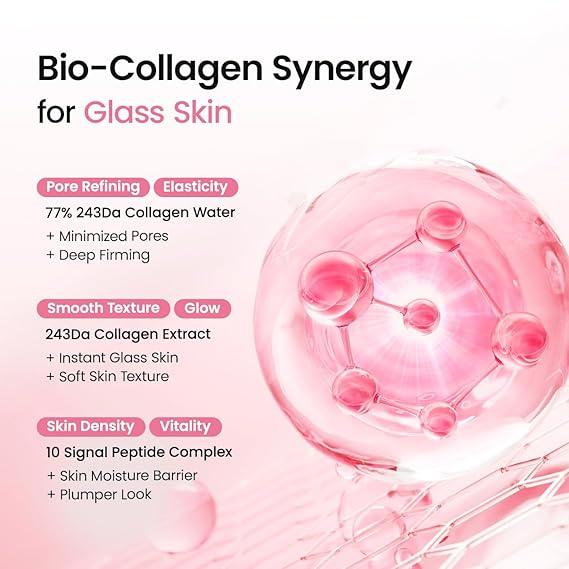 BIODANCE Collagen Peptides Jelly Serum Mist, Hydrating Face Mist, Plumping, Anti-Aging Face Spray, Sprayable Hydrogel, Travel Essentials & Self Care Gifts for Women, Korean Skin Care | 1.69 fl.oz